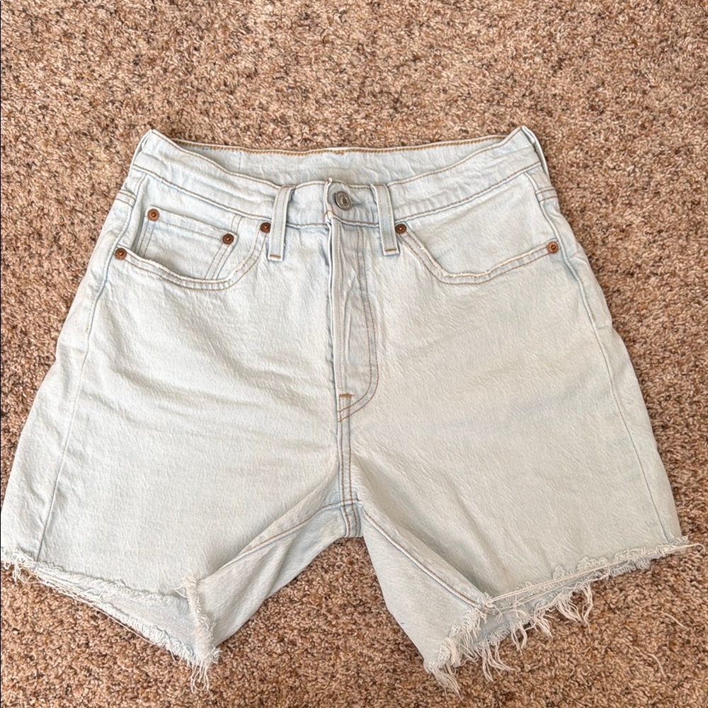 Light Blue Denim Women's Shorts